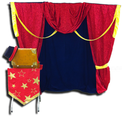 Mister Greggy's stage curtain helps make your event look even better!